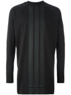 Y-3 Striped Longsleeved T-shirt, Men's, Size: Medium, Black, Organic Cotton