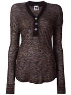 M Missoni Vintage Henley Top