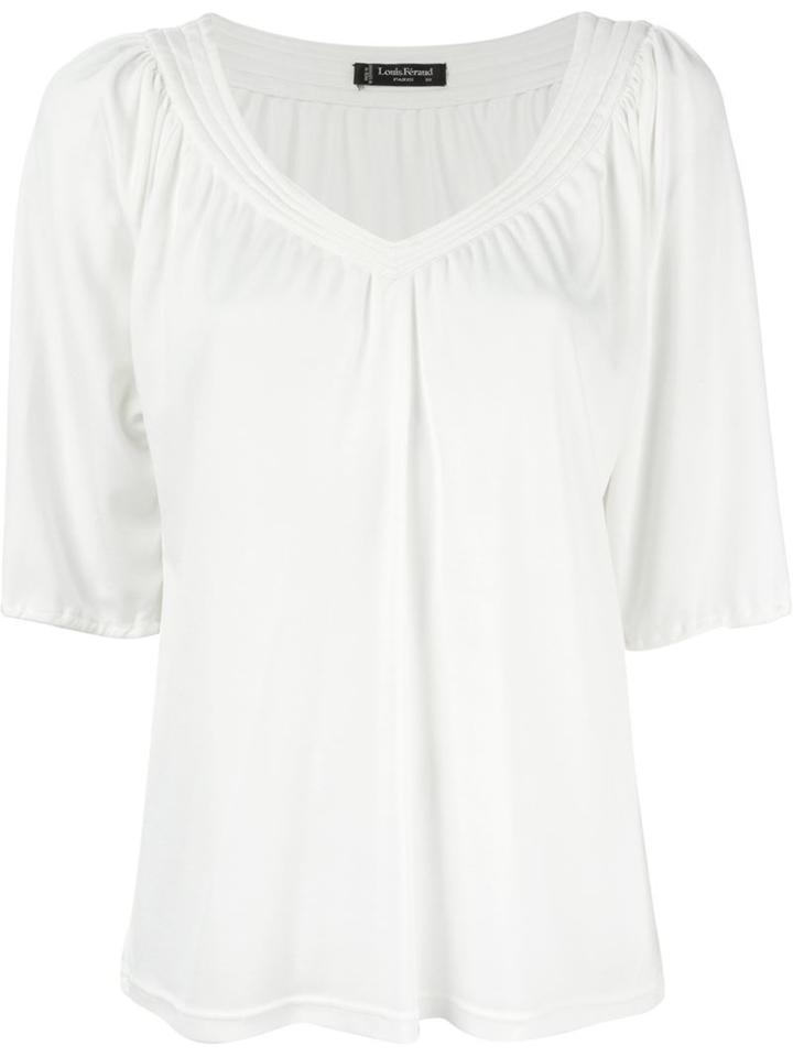 Louis Feraud Vintage V-neck Top