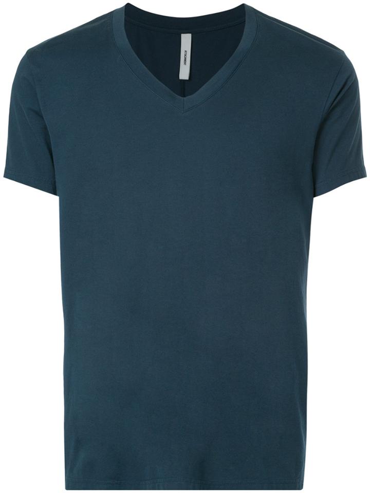 Attachment Classic Fitted V-neck T-shirt - Blue