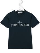 Stone Island Kids Logo T-shirt, Boy's, Size: 6 Yrs, Blue
