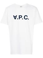 A.p.c. - Appliqué Logo T-shirt - Men - Cotton - M, White, Cotton