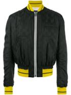 Haider Ackermann Zipped Bomber Jacket, Men's, Size: Medium, Black, Acetate/viscose/cotton/rayon