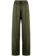 Semicouture Side Stripe Trousers - Green