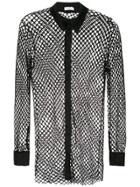Amir Slama Mesh Shirt - Black