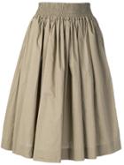 Woolrich High-waist Ruched Skirt - Green