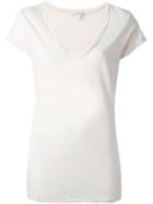 James Perse V Neck T-shirt - Nude & Neutrals