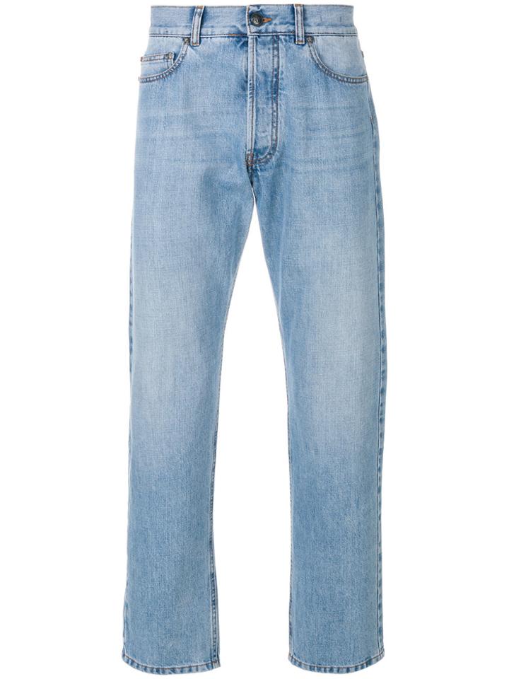 Versace Medusa Straight-leg Jeans - Blue