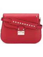 Valentino - Valentino Garavani Rockstud Shoulder Bag - Women - Leather - One Size, Women's, Red, Leather