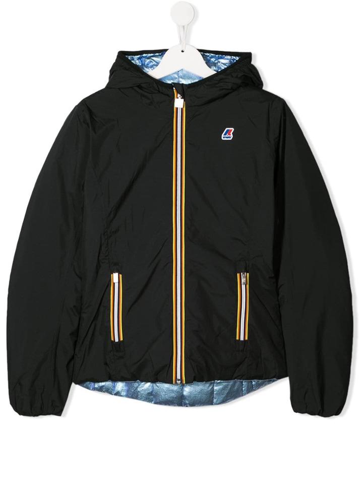 K Way Kids K-way Jacket - Black