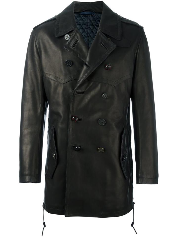 Lanvin Flight Jacket Style Peacoat