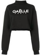 Gaelle Bonheur Cropped Sweater - Black