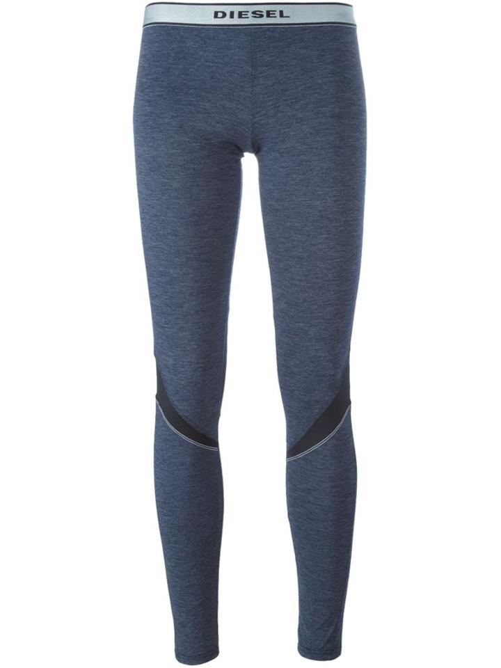 Diesel Sporty Leggings, Women's, Size: S, Grey, Nylon/polyester/spandex/elastane
