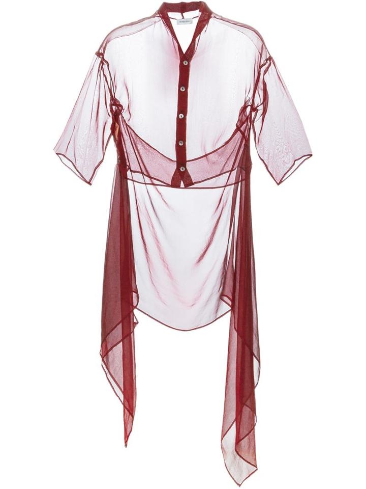 Romeo Gigli Vintage Sheer Blouse