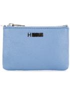 H Beauty & Youth Zip Wallet - Blue