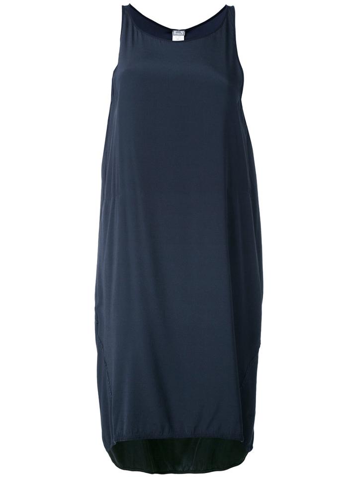 Kristensen Du Nord - Scoop Neck Tank Dress - Women - Silk/cotton/spandex/elastane - 2, Blue, Silk/cotton/spandex/elastane