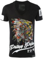Philipp Plein Fine T-shirt, Men's, Size: Large, Black, Cotton