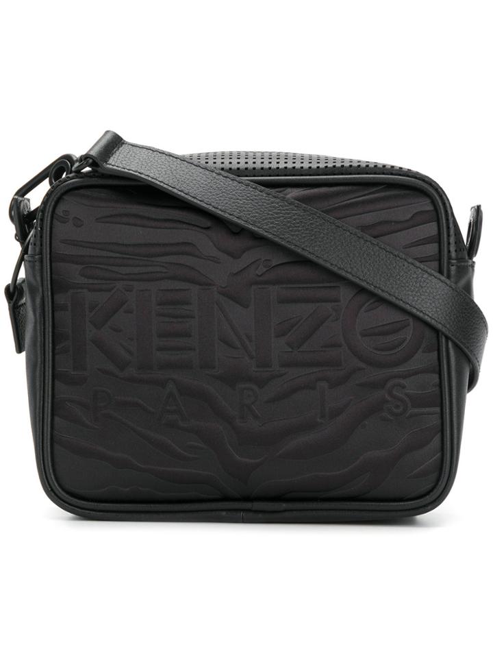 Kenzo Tiger Stripes Kombo Crossbody Bag - Black
