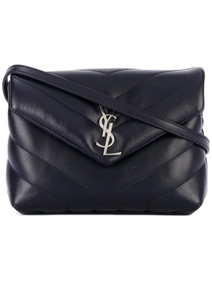 Saint Laurent 'monogram Pouch' Bag - Blue