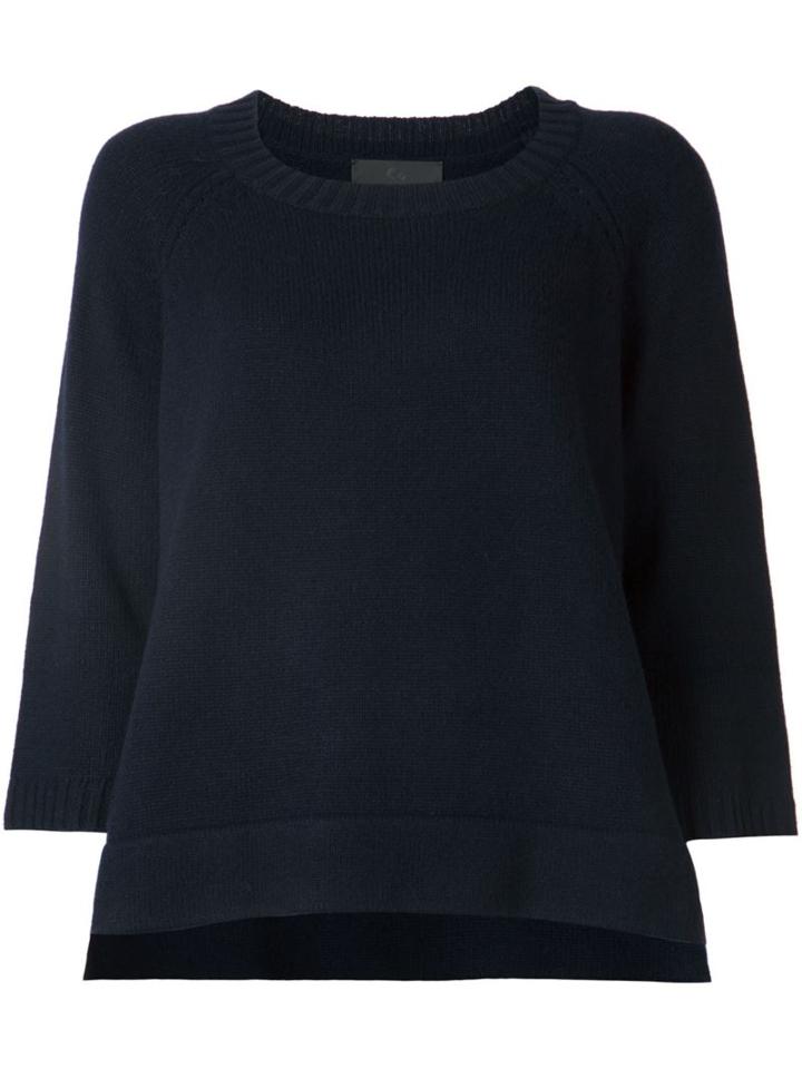 Co Boat Neck Jumper, Women's, Size: Small, Black, Cashmere