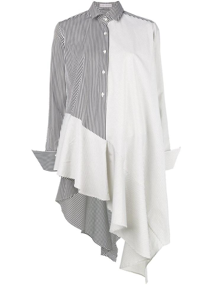 Palmer / Harding Asymmetric Shirt Top - Blue