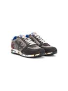 Premiata Kids Contrast Lace-up Sneakers - Grey