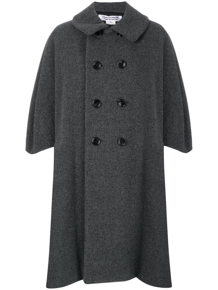 Comme Des Garçons Comme Des Garçons Double Breasted Coat - Grey