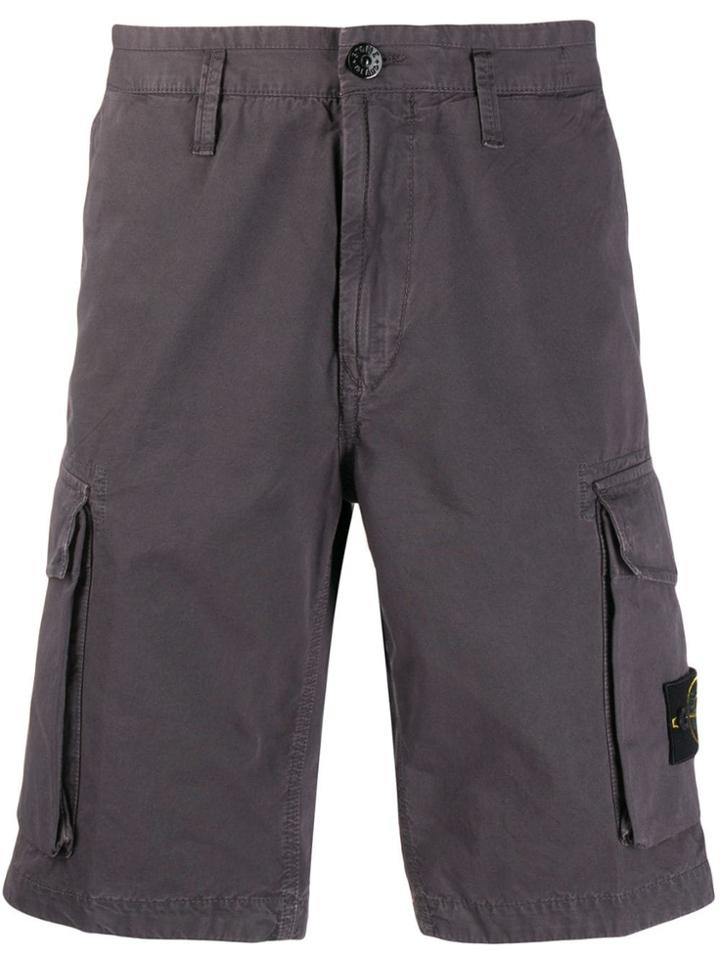 Stone Island Classic Cargo Shorts - Grey