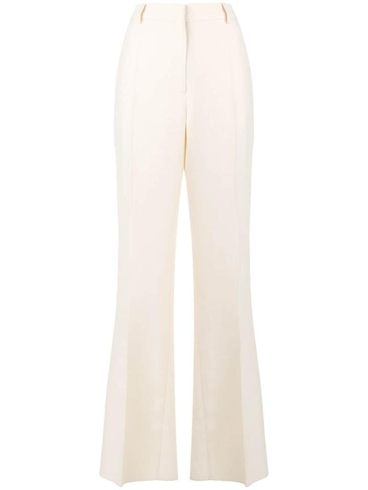 Valentino High-waisted Tailored Trousers - Neutrals
