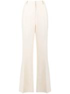 Valentino High-waisted Tailored Trousers - Neutrals
