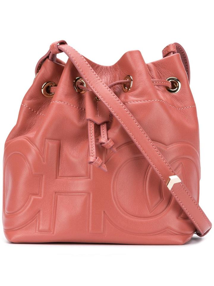 Jimmy Choo Juno/s Bucket Bag - Pink