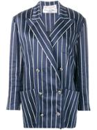 Christian Dior Vintage 1980's Double-breasted Jacket - Blue