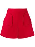 Red Valentino Heart Patch Shorts