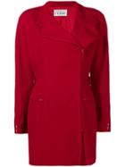 Gianfranco Ferré Pre-owned Off-center Zipped Jacket - Red