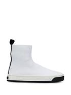 Marc Jacobs Hi-top Slip-on Sneakers - White