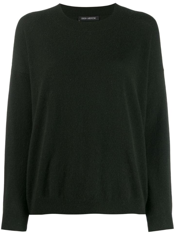 Iris Von Arnim Classic Relaxed-fit Sweater - Green