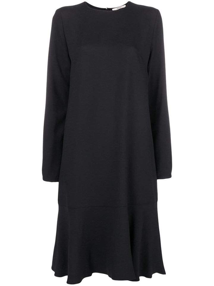 Odeeh Dropped Waist Dress - Black