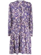 Isabel Marant Étoile Abstract Pattern Day Dress - Blue