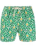 Mc2 Saint Barth Summer Flower Swim Shorts - White
