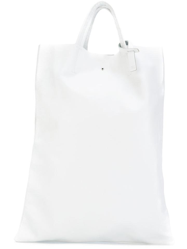 Casa Nata - Fold Tote - Women - Nappa Leather - One Size, White, Nappa Leather