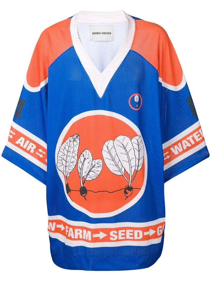 Henrik Vibskov Froggy Hockey Shirt - Blue