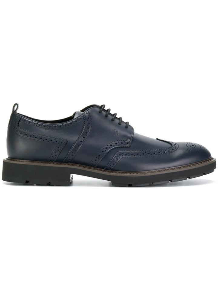 Tod's Classic Brogues - Blue