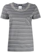Chanel Vintage Multi Stripe T-shirt - Black