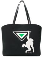 Prada Monkey Colour-block Tote - Unavailable
