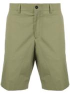 Prada Pleated Bermuda Shorts - Green