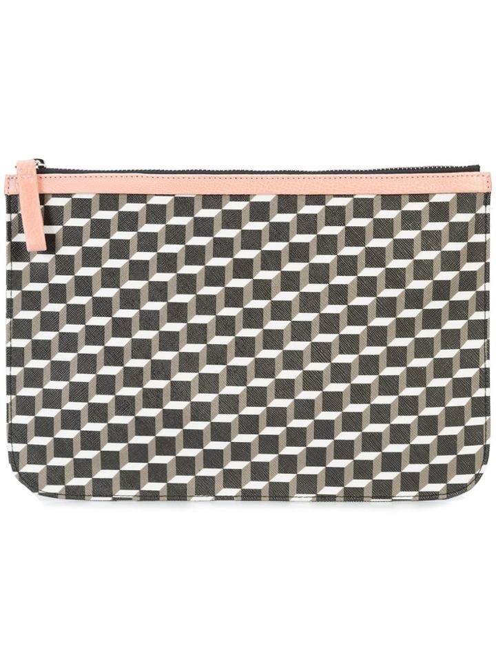 Pierre Hardy Grained Cube Pouch - Multicolour
