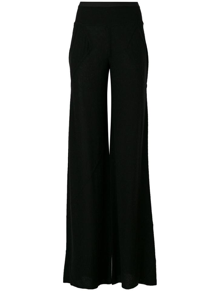 Rick Owens Lilies Palazzo Trousers - Black