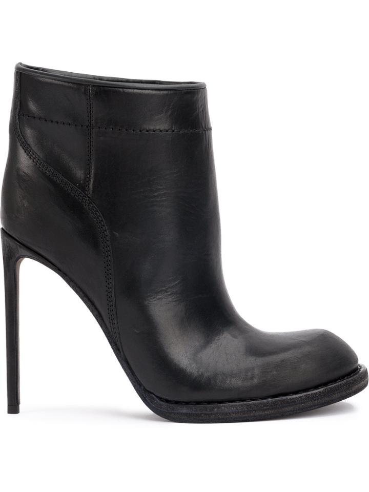 Haider Ackermann Stiletto Heel Ankle Boots - Black