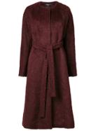 Rochas Single Breasted Coat - Red