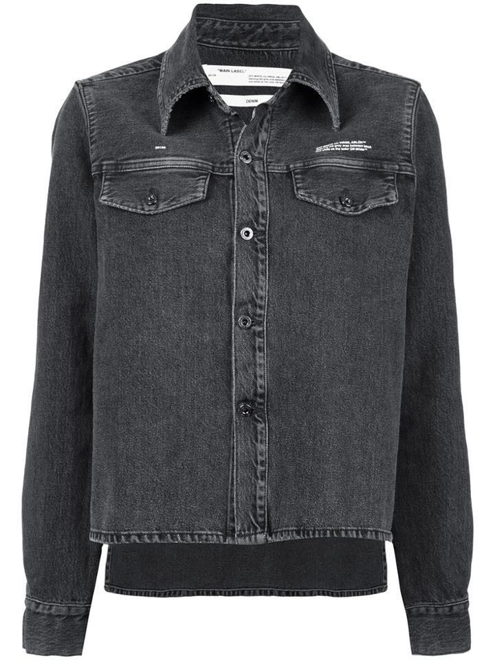 Off-white Denim Jacket - Black